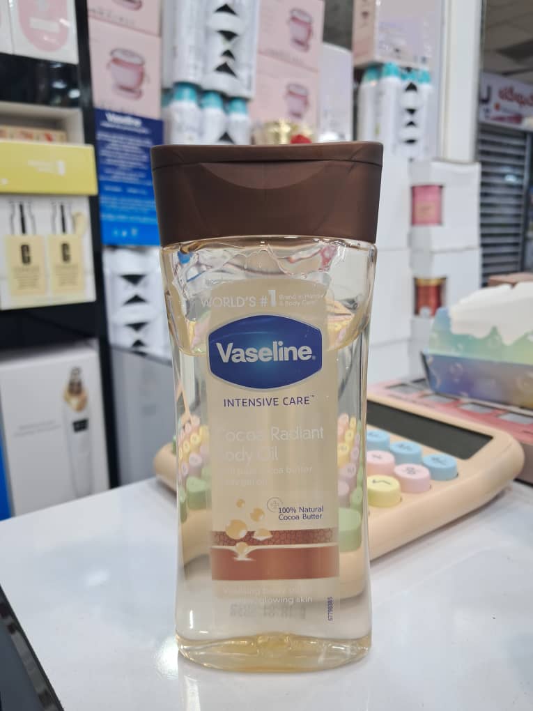 روغن بدن وازلین مدل Cocoa Radiant حاوی کره کاکائو حجم 200 میلی لیتر 
