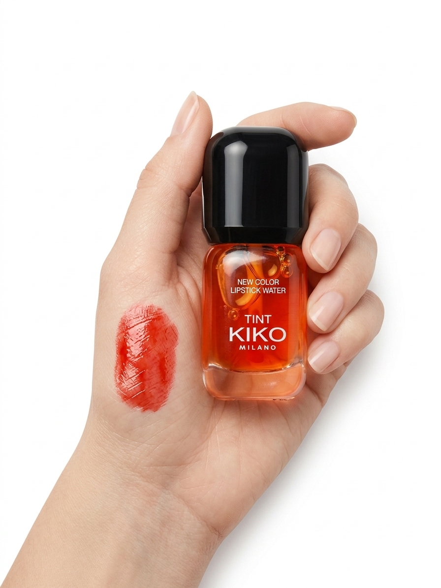 تینت لب مایع کیکو میلانو مدل Lipstick Water رنگ نارنجی قرمز زنانه 