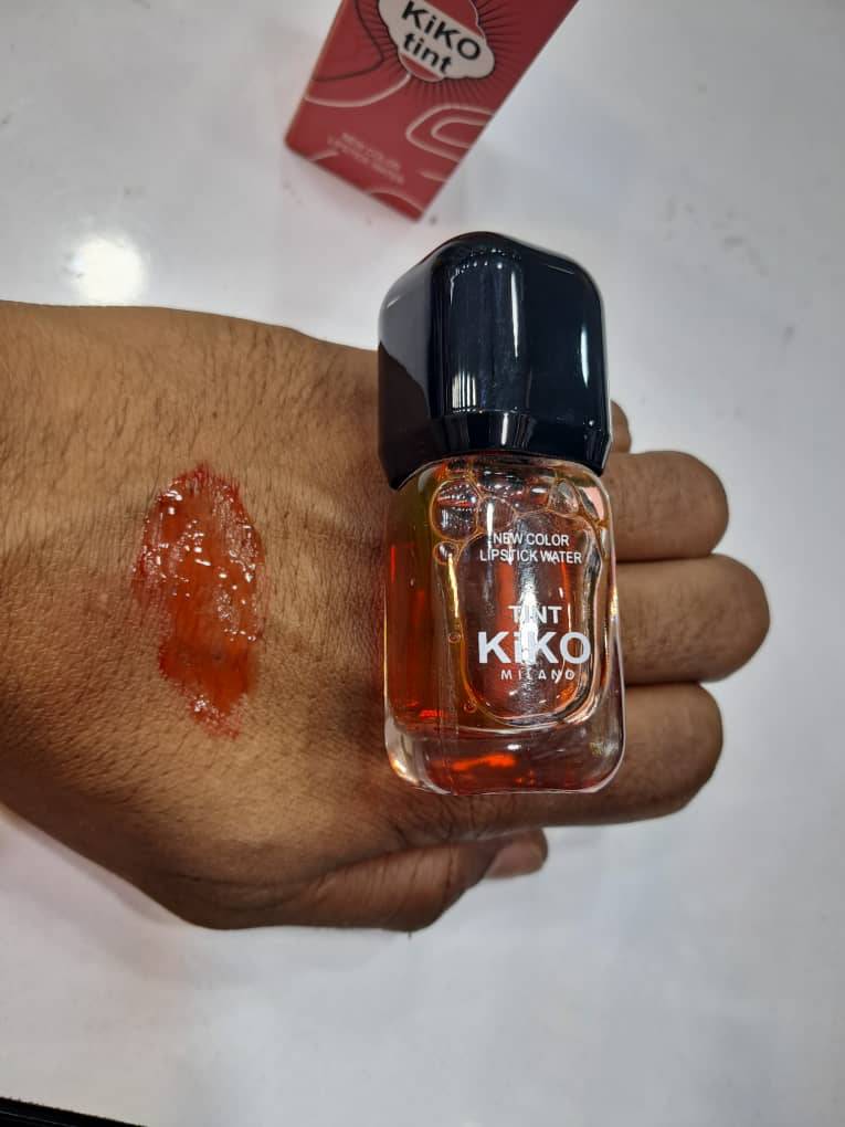 تینت لب مایع کیکو میلانو مدل Lipstick Water رنگ نارنجی قرمز زنانه 