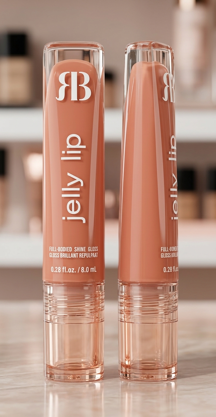 رژ لب مایع رز بری مدل Jelly Lip شماره 04 رنگ گوشتی
