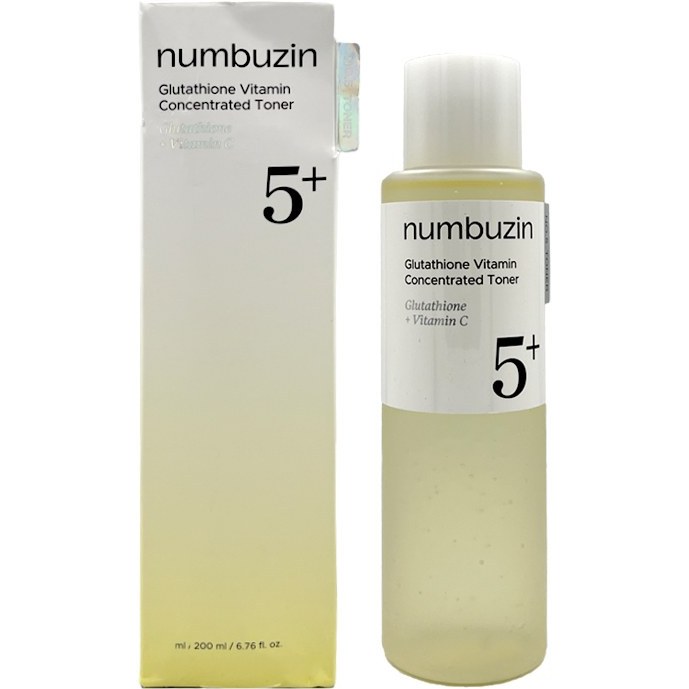 تونر غلیظ روشن‌کننده نامبوزین شماره ۵ - حاوی گلوتاتیون و ویتامین C numbuzin No.5+ Glutathione Vitamin Concentrated Toner