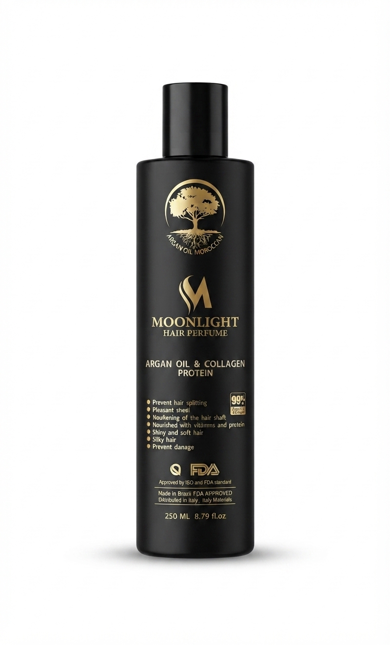 سرم موی آرگان و کلاژن مونلایت (Moonlight) مدل Argan Oil & Collagen Protein حجم ۱۰۰ میلیلیتر