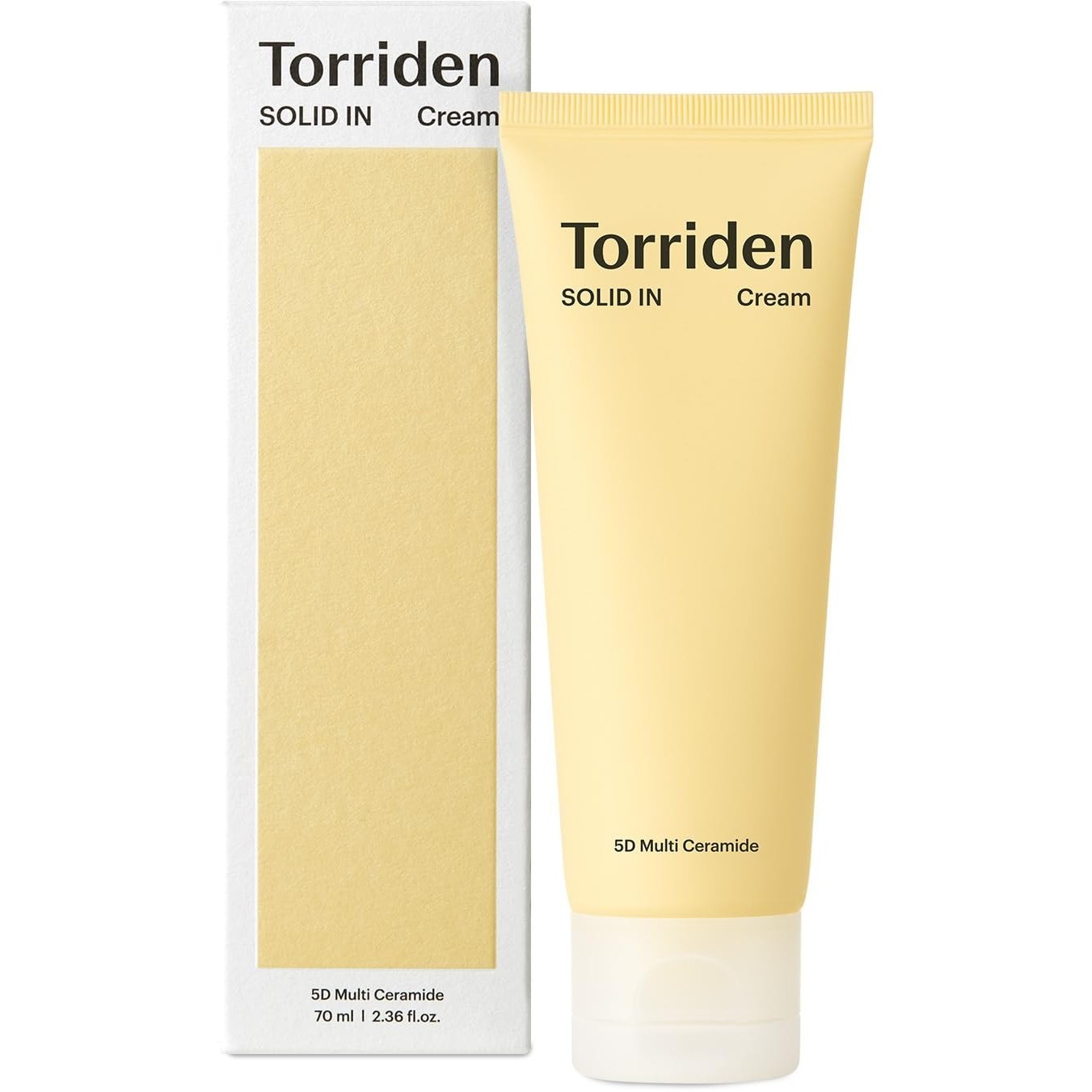 کرم مرطوبکننده و تقویتکننده سد دفاعی سالید این توریدن (Torriden) مدل Solid In Cream حاوی سرامید و پانتنول حجم ۷۰ میلیلیتر