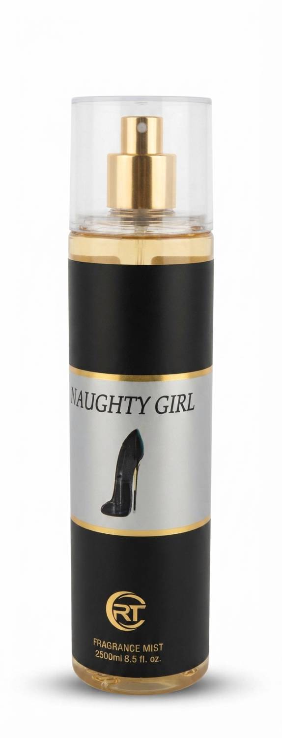 بادی اسپلش زنانه آر تی (RT) مدل Naughty Girl با رایحه گود گرل حجم ۲۵۰ میلی‌لیتر