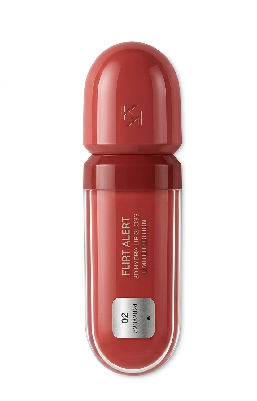گلاس لب کیکو میلانو مدل Flirt Alert 3D Hydra Lip Gloss شید 02 نسخه محدود حجم 6.5 میلیلیتر مناسب براقیت و آبرسانی لب 