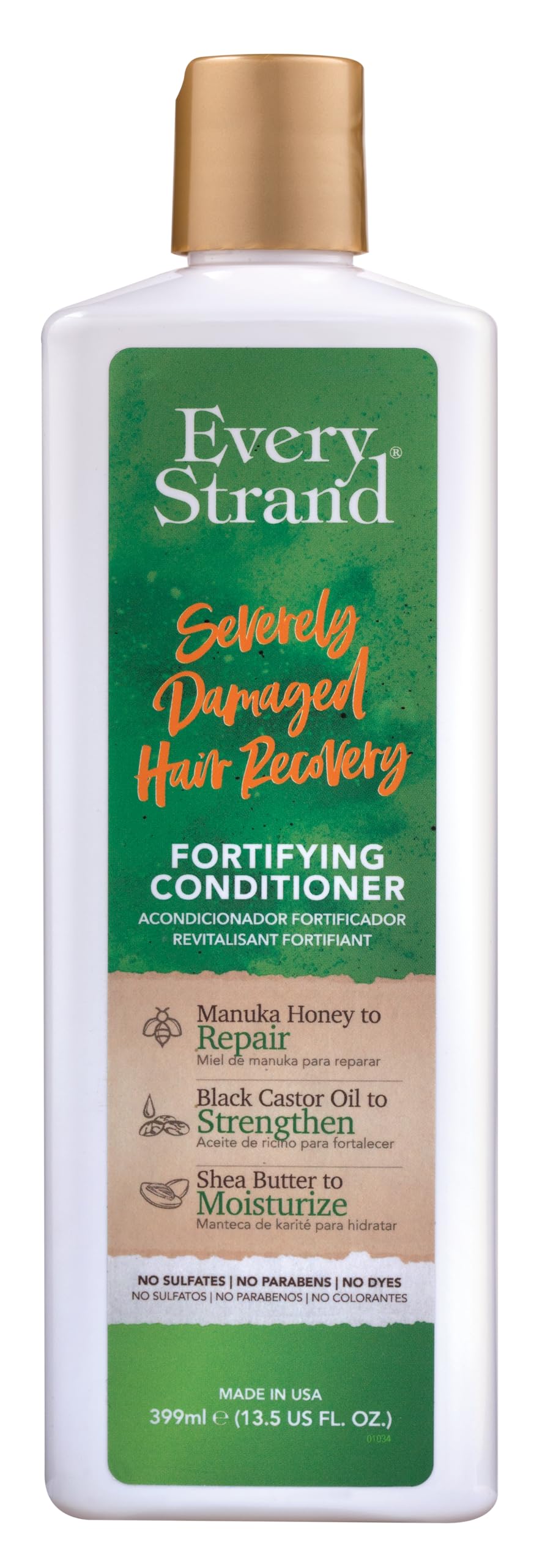 ۱نرمکننده و بازسازیکننده قوی مو ایوری استرند مدل Severely Damaged Hair Recovery حجم ۳۹۹ میلیلیتر بدون