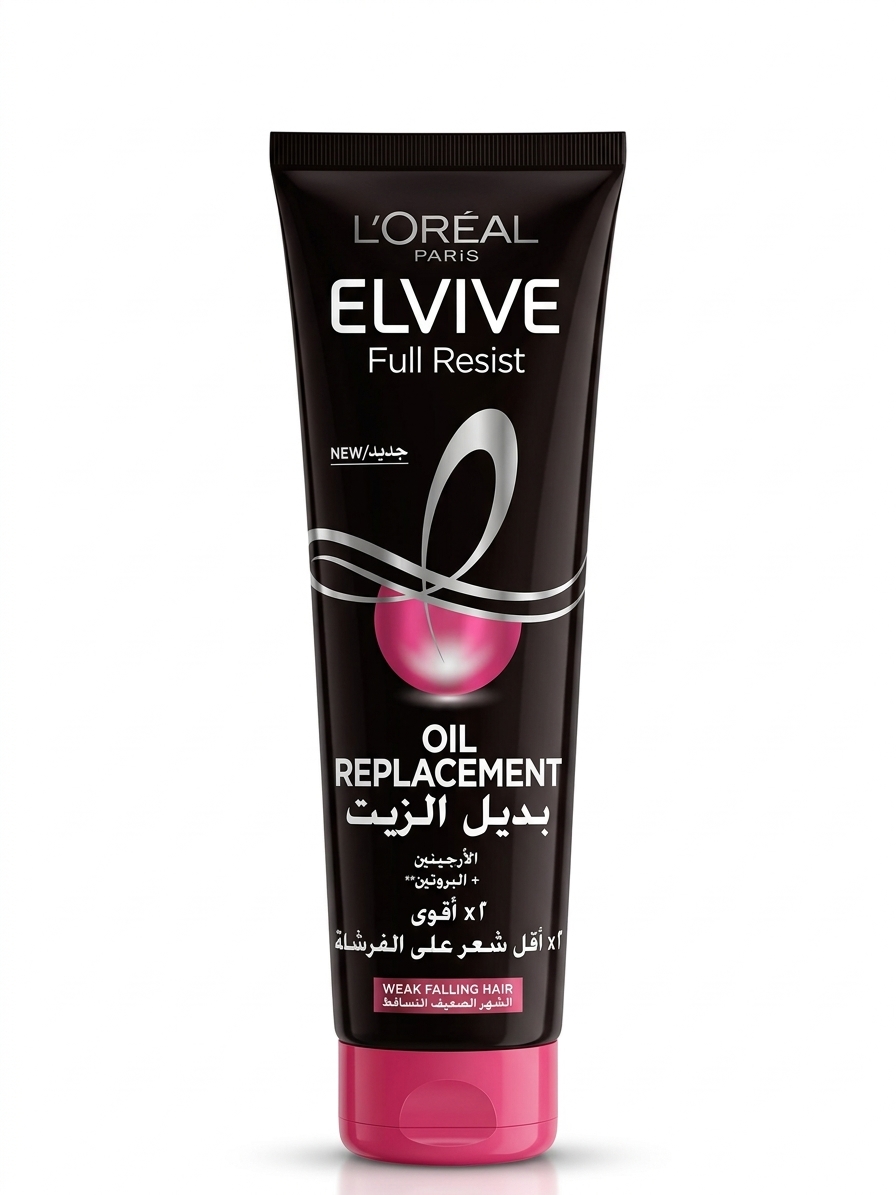 کرم موی لورآل (L'Oréal) مدل Elvive Full Resist Oil Replacement – جایگزین روغن، ضد ریزش و تقویتکننده L