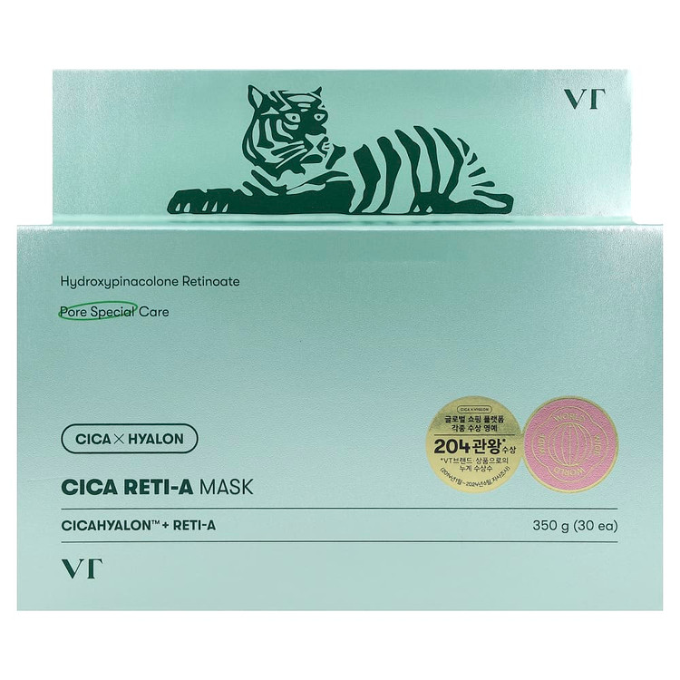 پک ۳۰ عددی ماسک ورقهای VT مدل Cica Reti-A – بازسازیکننده و کوچککننده منافذ