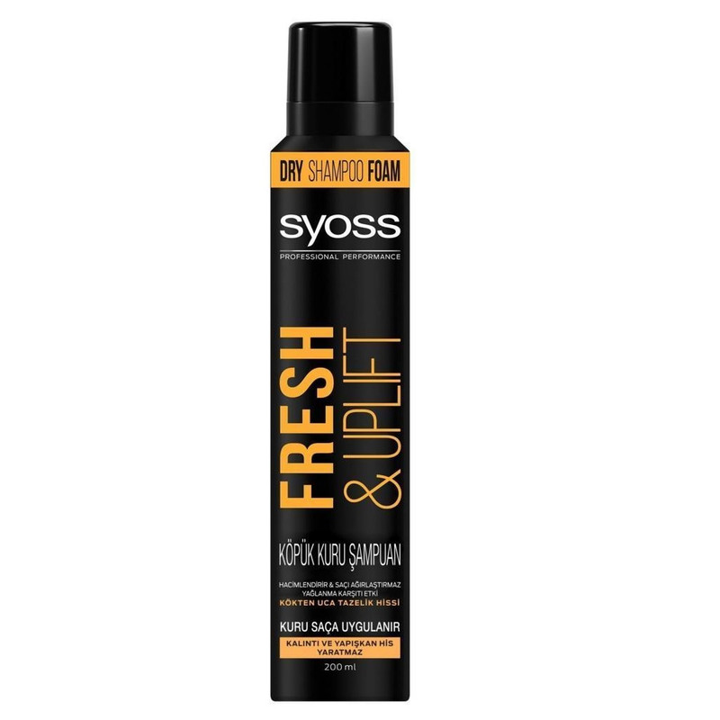 فوم شامپو خشک سایوس (Syoss) مدل Fresh & Uplift – حجم‌دهنده و طراوت‌بخش فوری